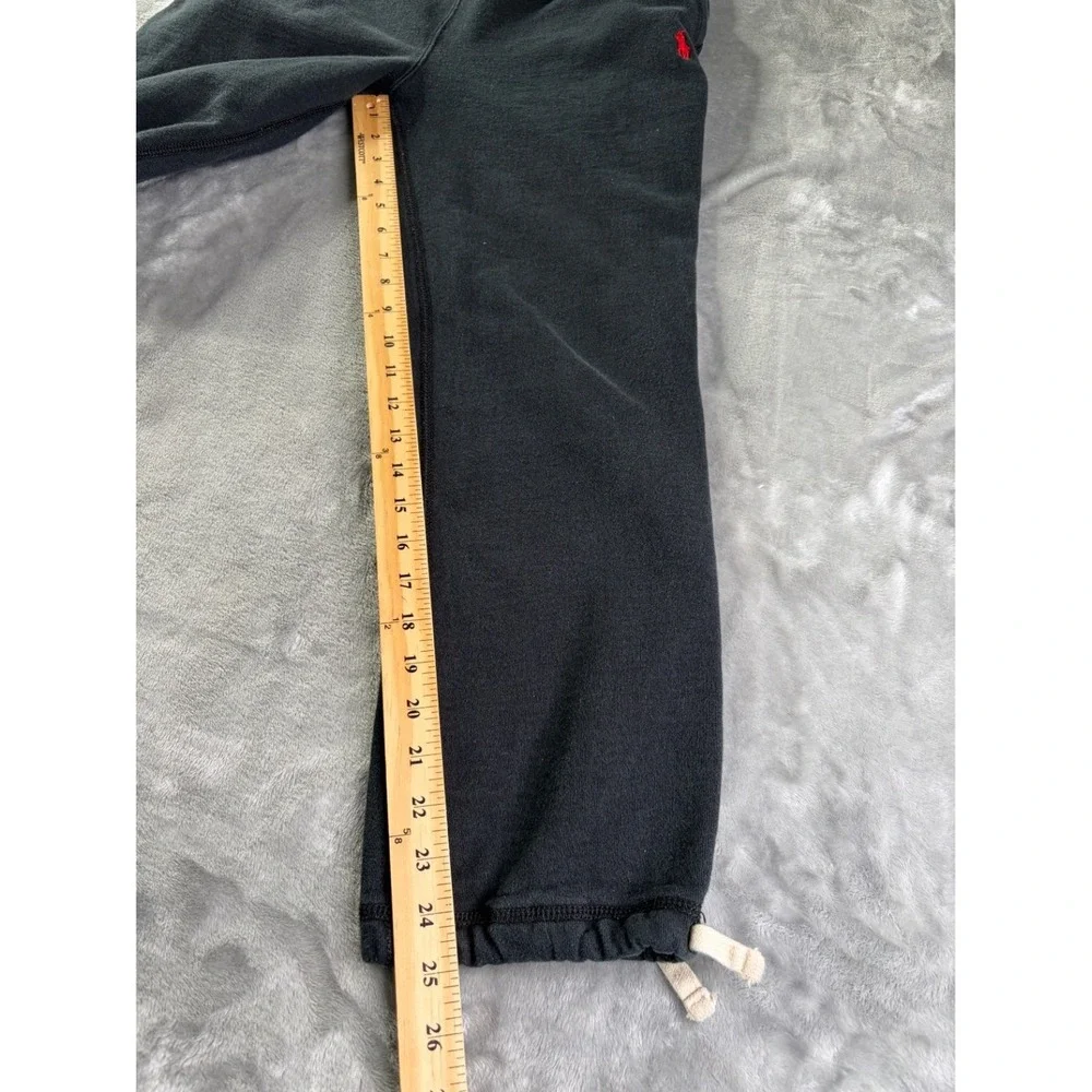 Polo Ralph Lauren Men's Pants S Black Drawstring Cuffs Size Men Fleece